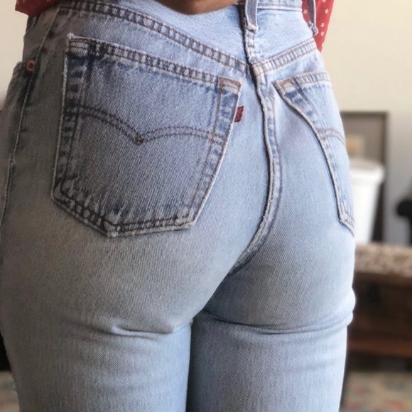 🚫SOLD🚫Vintage 501 USA High Waisted re/done 24 - Picture 3 of 7